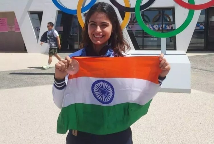 ओलंपिक्स के एक संस्करण में एक से ज़्यादा पदक जीतने वाली पहली भारतीय महिला बनीं मनु भाकर