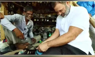 राहुल ने जिस चप्पल को सिला था उसके लिए मिला ₹10 लाख का ऑफर: यूपी का मोची